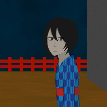 Mikasa in a Yukata.