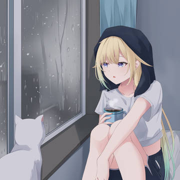 明日は止むといいな
