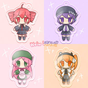 UTAUアクキー風イラスト