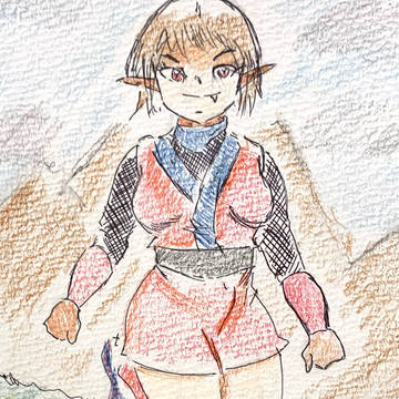 オリキャラの忍者娘