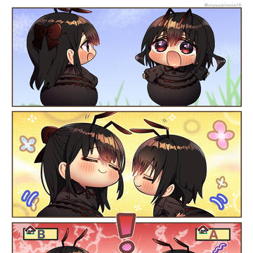 別の巣の蟻とは仲が悪いアリちゃん🐜