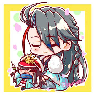 イサミンとちびノブ隊長