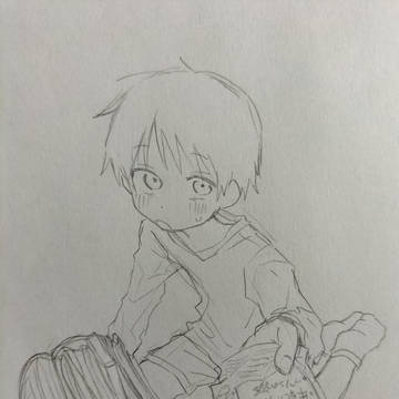 らくがきの男の子