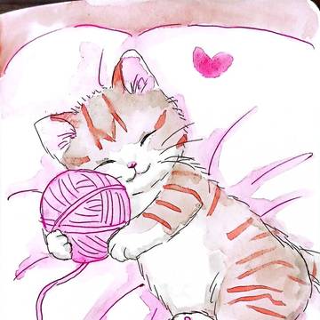 毛糸にゃー♥️