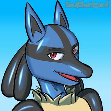 Latex Lucario Portrait