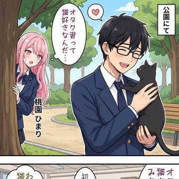 オタク君…ではなく猫を愛でる一軍ギャルズ