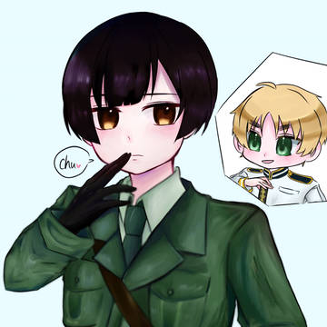 軍服交換 朝菊