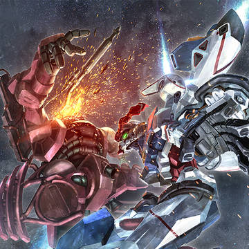 【仕事絵:ガンダムカードゲーム】コマンドカード「戦技の向上」