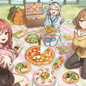 休日はピクニック