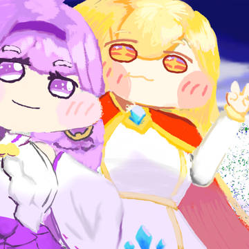 月夜と花