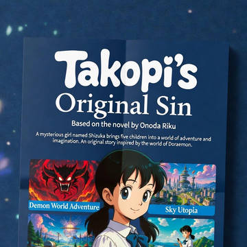 Grokがドロップしたタコピーの原罪の架空の映画ポスター1