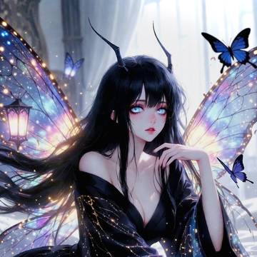 妖怪シリーズ『幽灯蝶娘』