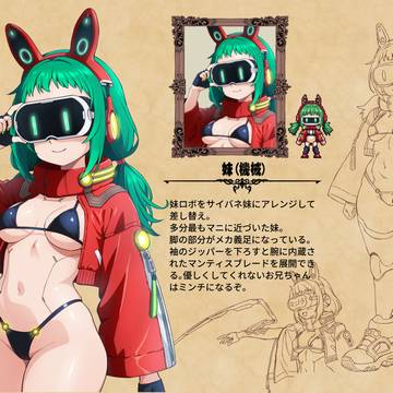 妹ロボを差し替えた