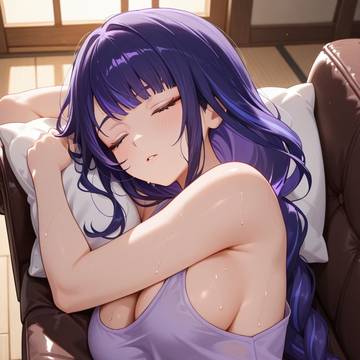 Raiden is sleeping 雷神在睡午覺