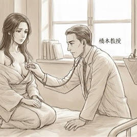 海と毒薬 2階の個室での田部夫人の診察