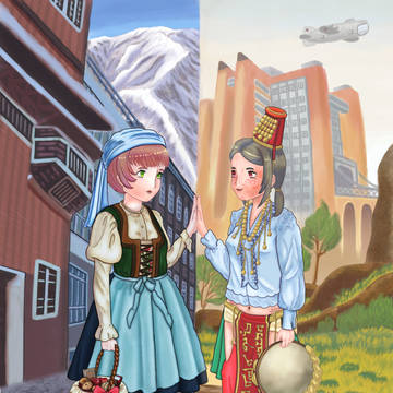 East meets West