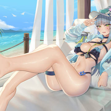 水着クルカイとクルーデッキ