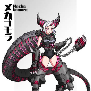 メカゴモラ擬人化［机械哥莫拉娘］