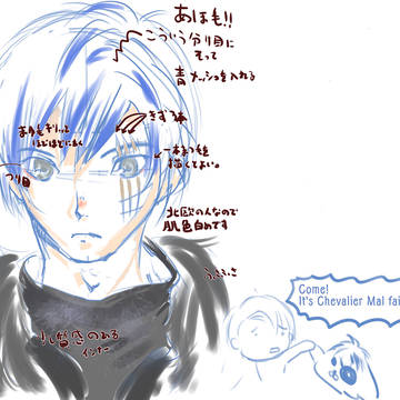 フォロワーさんからリプ頂いたキャラ描くときのこだわりについて語る