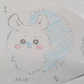 ちいかわ(モモンガ꒰՞o̴̶̷̤ᾥo̴̶̷̤՞꒱)