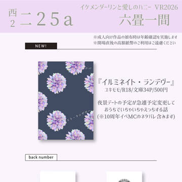 【2/8 イケハニお品書き】