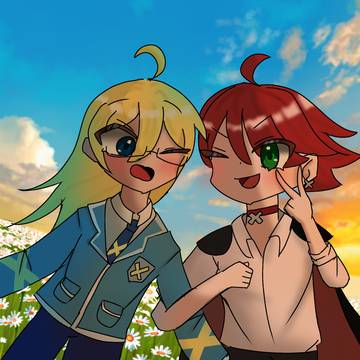 ピース※背景は素材です