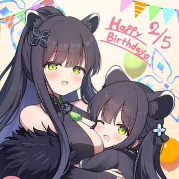 シュン&シュエリン誕生日記念イラスト