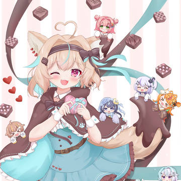 このちゃんのチョコを狙ってるのは…?🍫