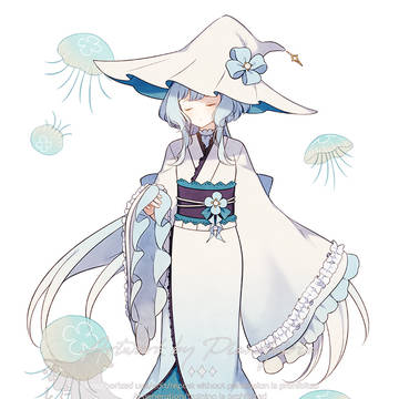 -OC- Jellyfish Kimono witch