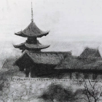 こみね〜！《炭筆素描練習》②