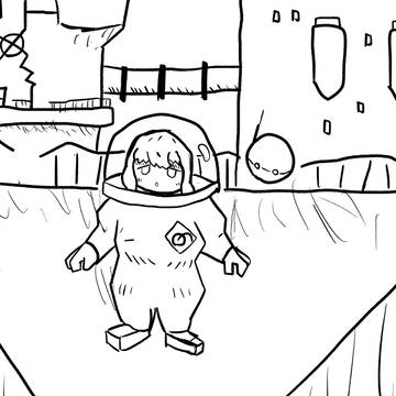 熱的死を迎えつつある宇宙をまわる女の子