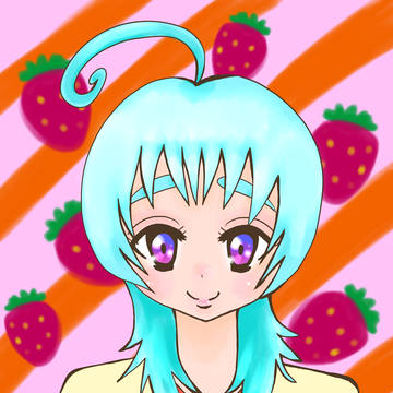 苺ミルクのイメージの女の子