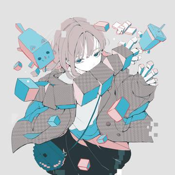 固有スキル:ボクセルアート化。