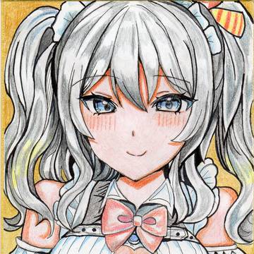 鹿島　色紙イラスト