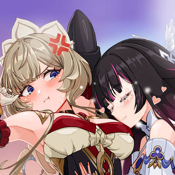 Sandrone hugs Columbina
