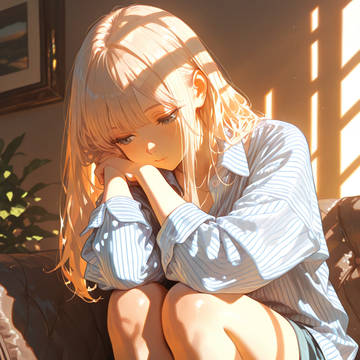 Resting Chin, Gentle Smile