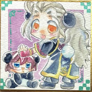 茨凪ミニ色紙