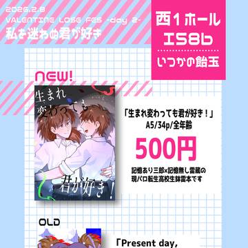 2/8 VRF【鉢雷オンリー 私を迷わぬ君が好き】お品書き