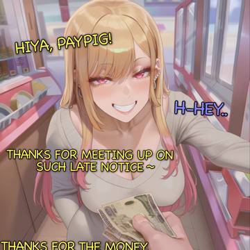 A good paypig for Marin~