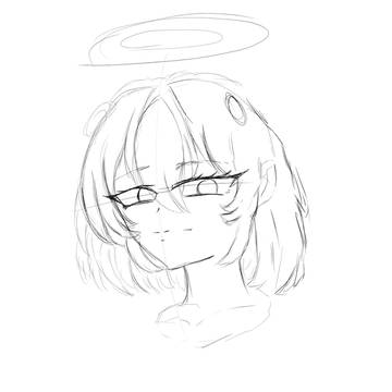 Sketch of a drawing.