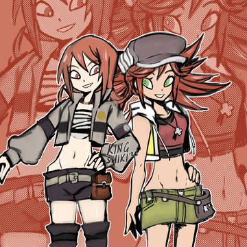 Red hair and snatched waists