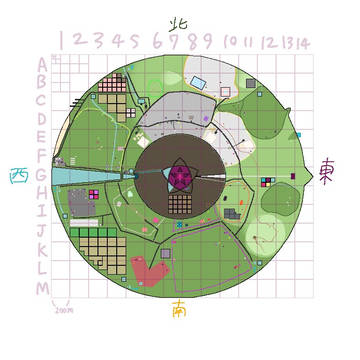 自創作の世界地図