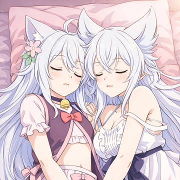 Noel and fenrys sleeping