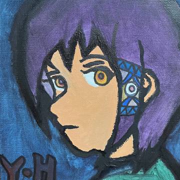 絵の具で描いた平坂黄泉