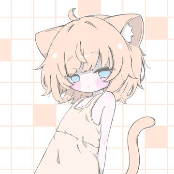 Skebで依頼したジト目猫ちゃん