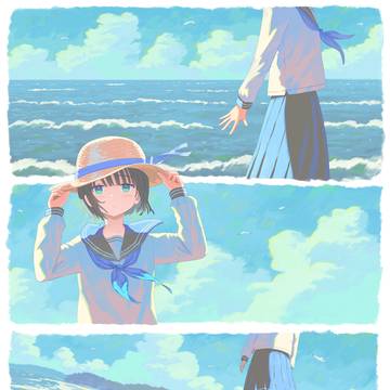 海辺の散歩