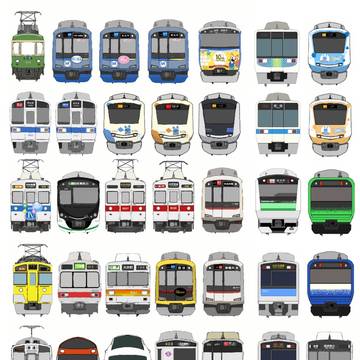 鉄道イラストまとめ【前面イラスト、その他】