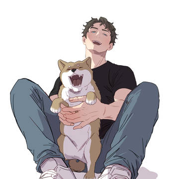 犬とおっさん