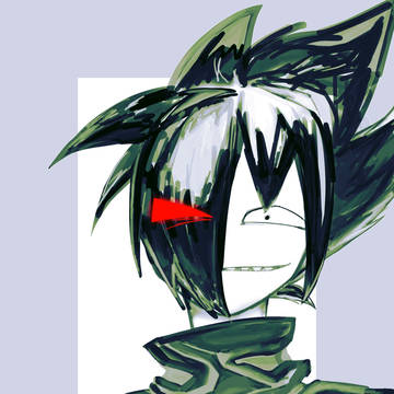差分付き雰囲気だけの落描き