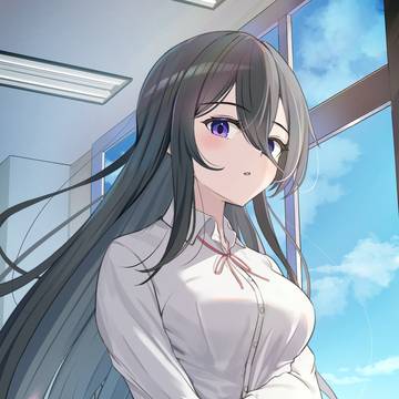前髪テールクーデレ女子
